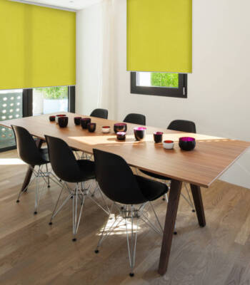 Interior of modern apartment furnished, dining room