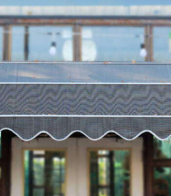 Gray,Awning,In,Front,Of,Shop